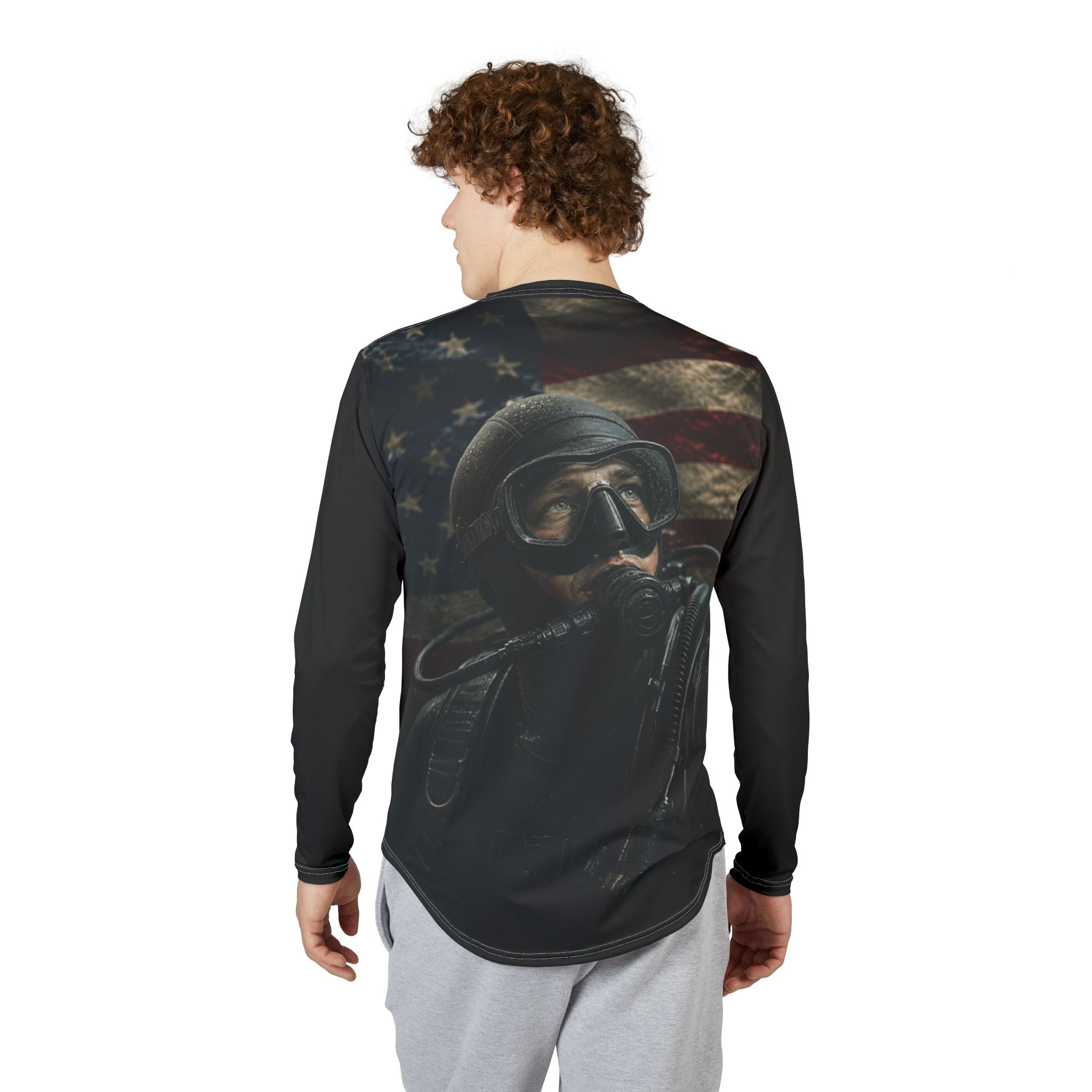 Men's UV Protection Long Sleeve Shirt (AOP)