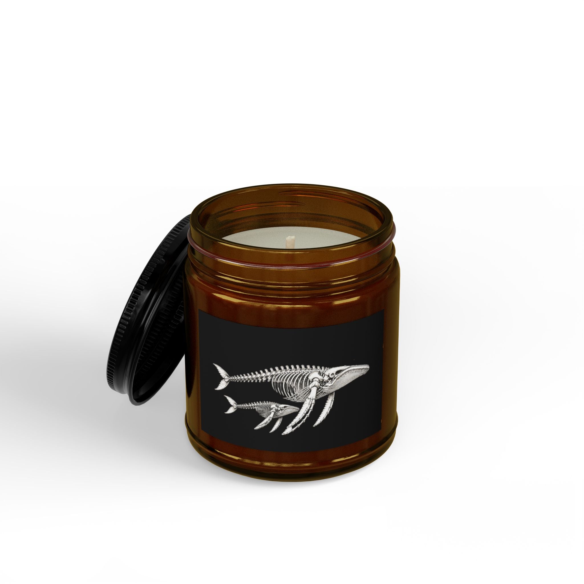 Scented Soy Candles with Black Lid, (4 and 9oz)