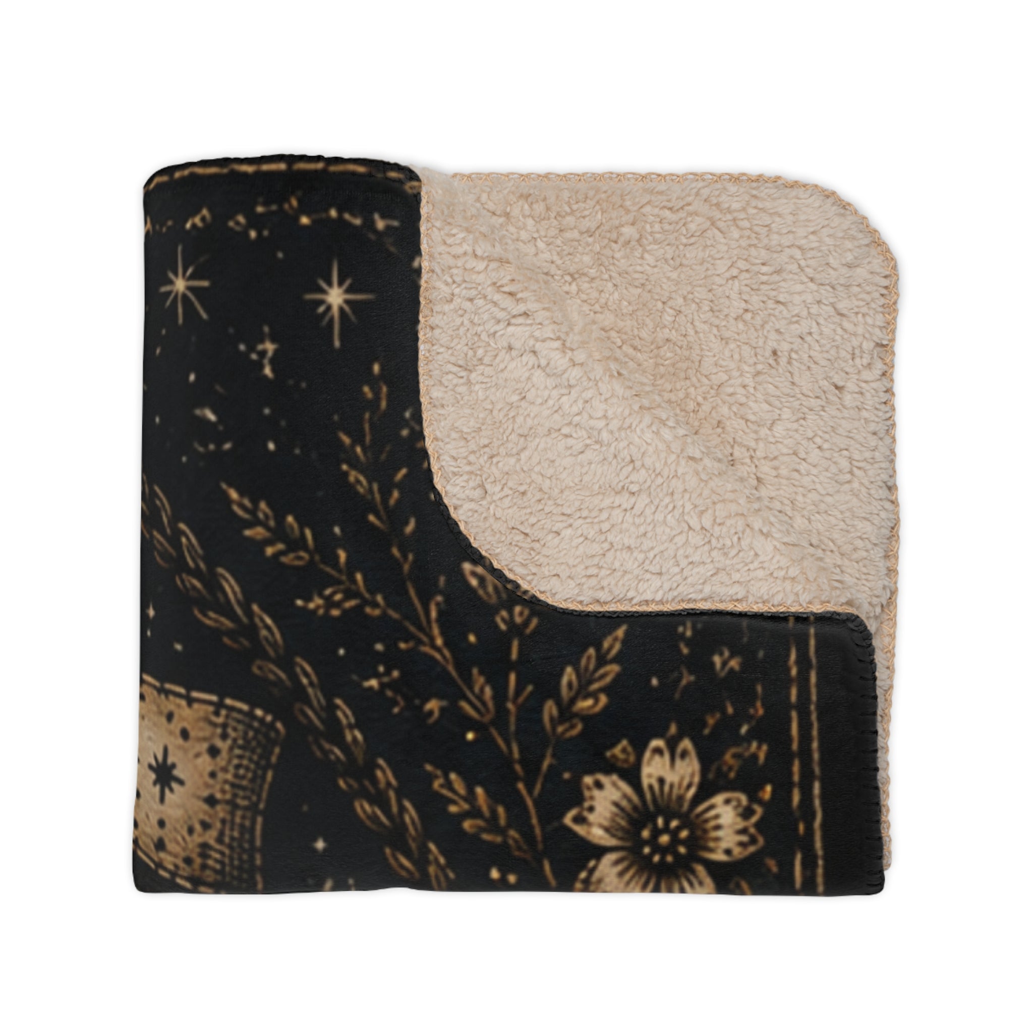 Tan Sherpa Blanket