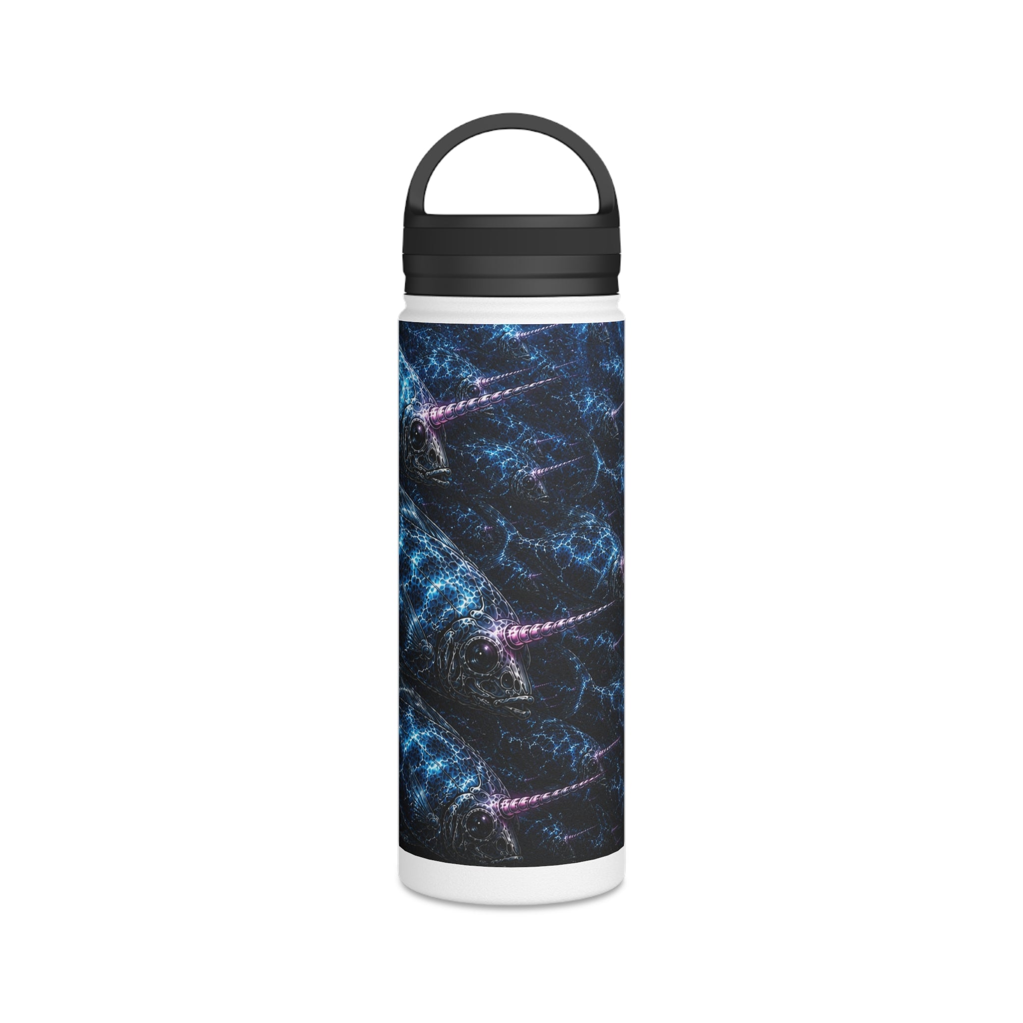 Stainless Steel Water Bottle, Handle Lid