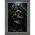 Wood Topped Wall Tapestry