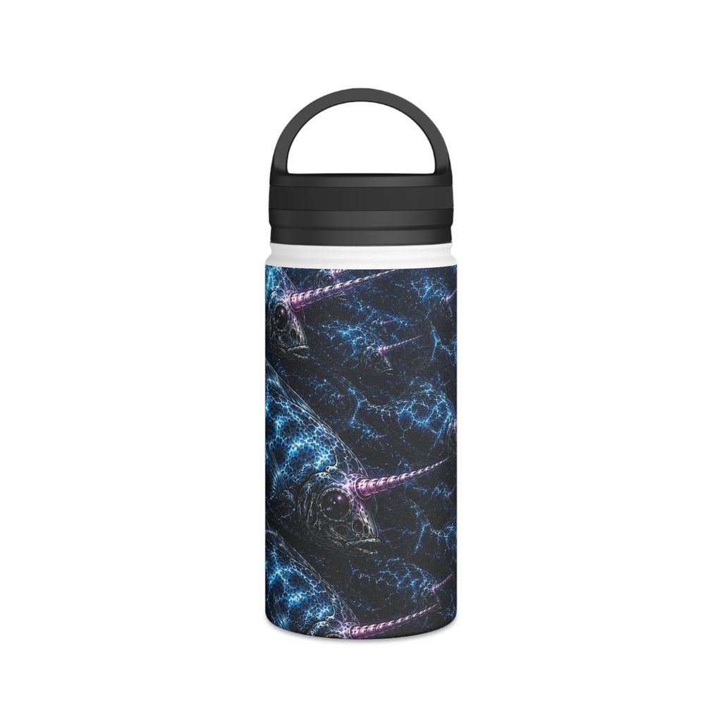 Stainless Steel Water Bottle, Handle Lid