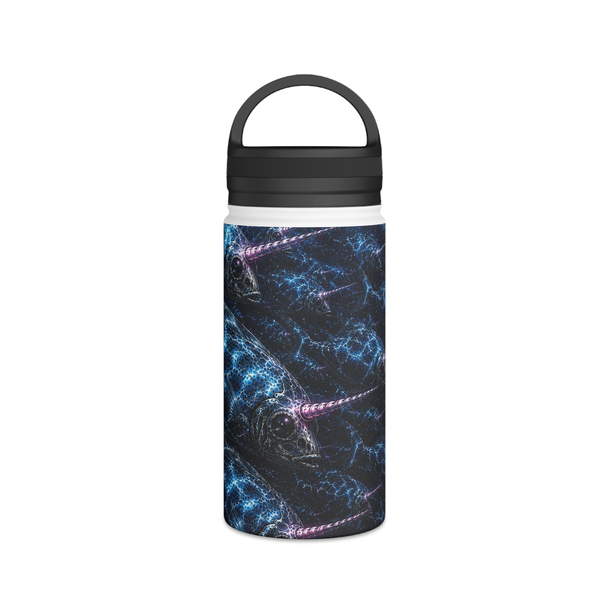 Stainless Steel Water Bottle, Handle Lid
