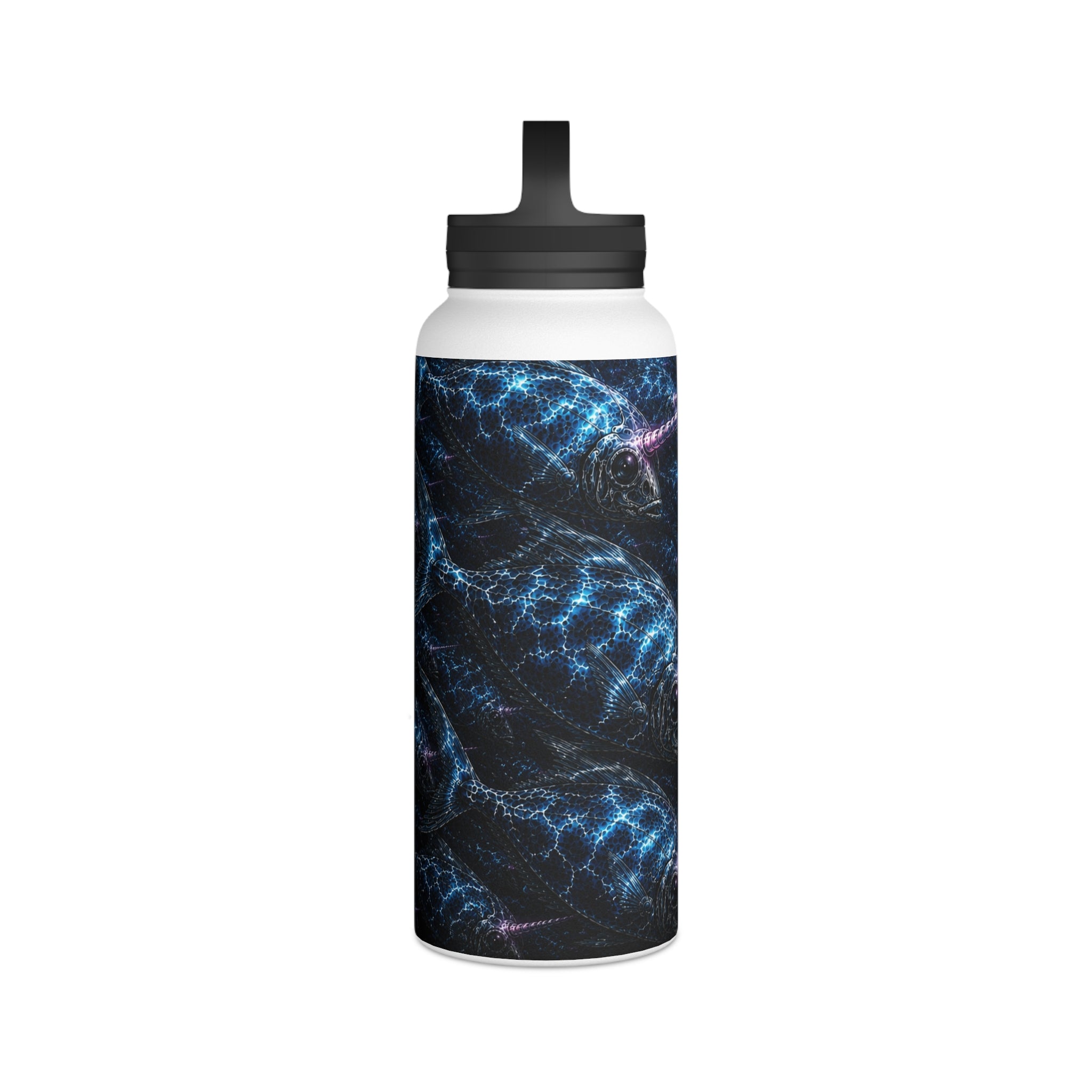 Stainless Steel Water Bottle, Handle Lid
