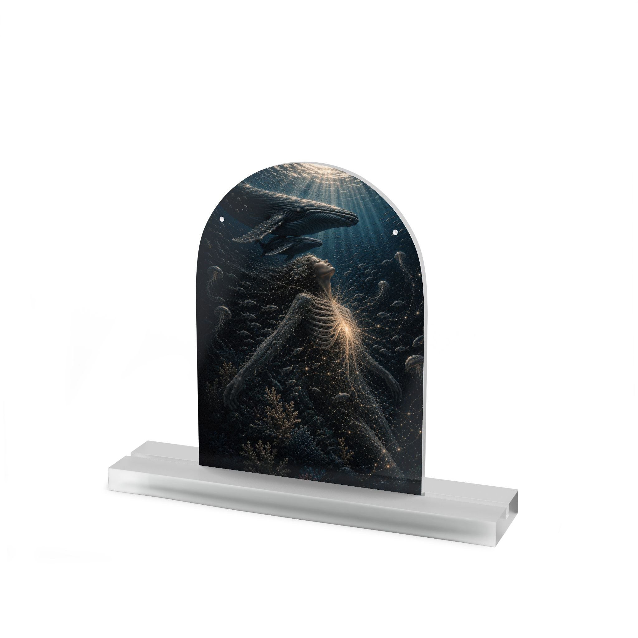 Acrylic Table sign, Dome Shape