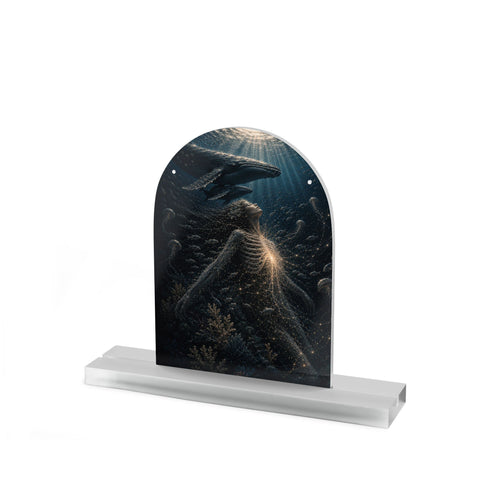 Acrylic Table sign, Dome Shape