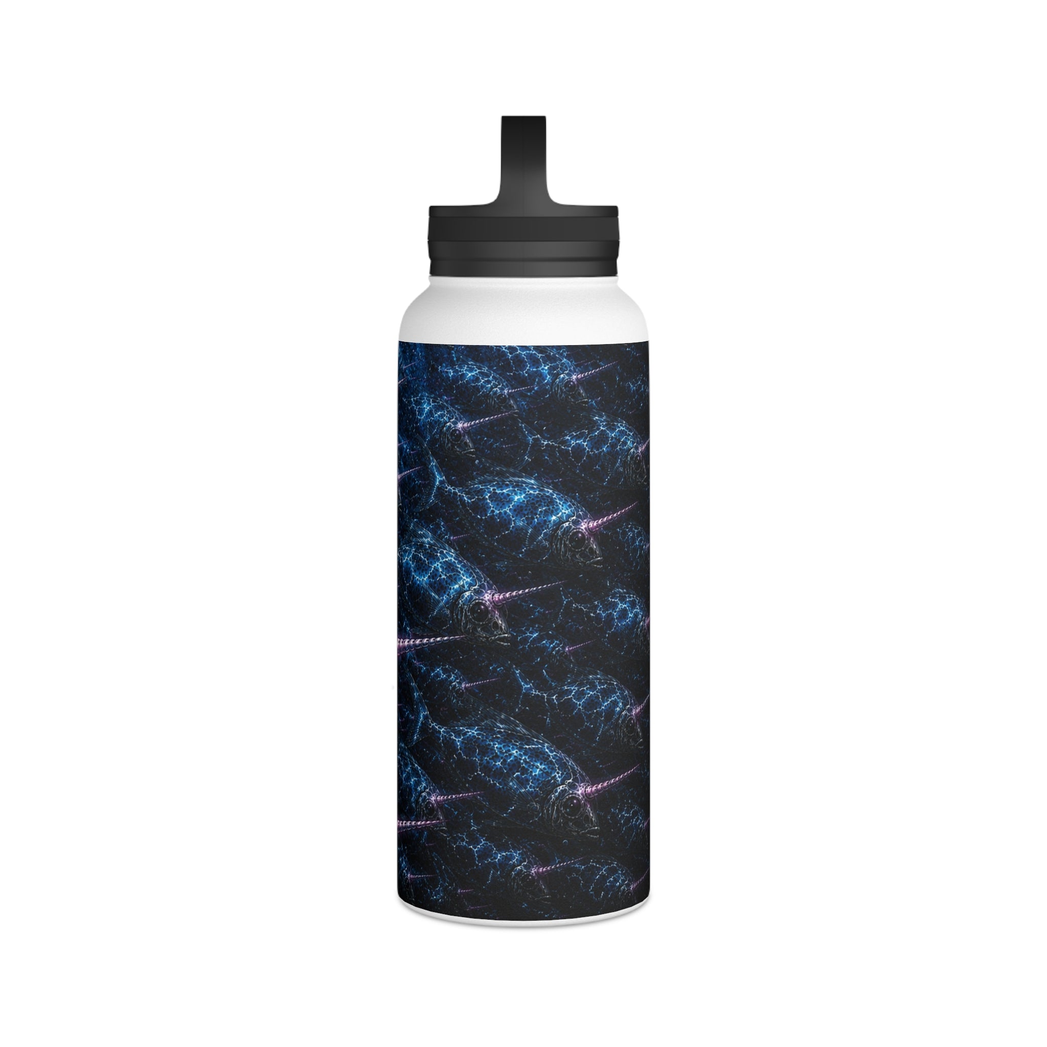 Stainless Steel Water Bottle, Handle Lid
