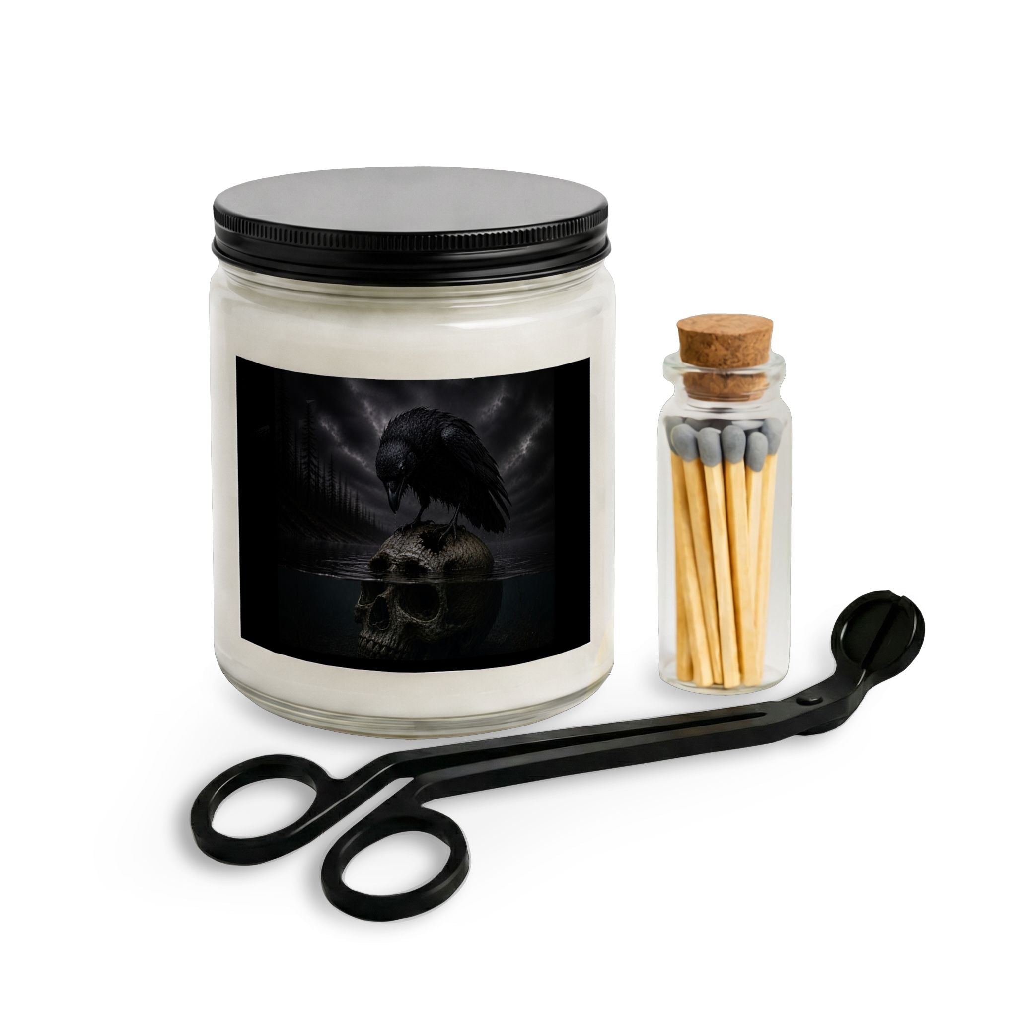 Candle Set with Matches and Wick Trimmer