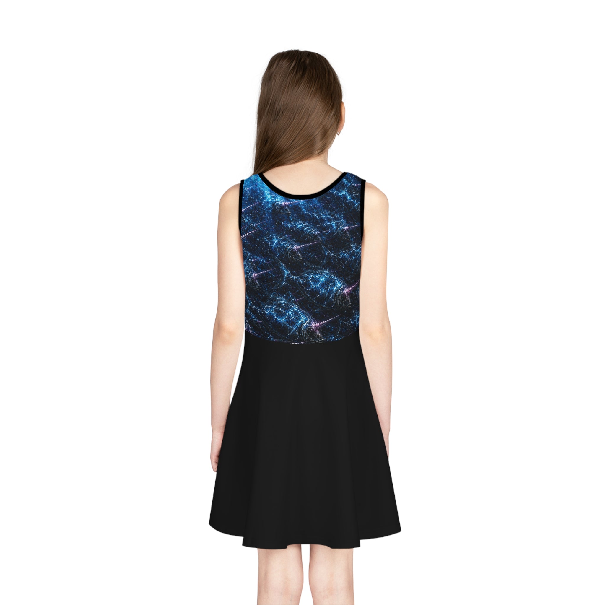 Girls' Sleeveless Sundress (AOP)