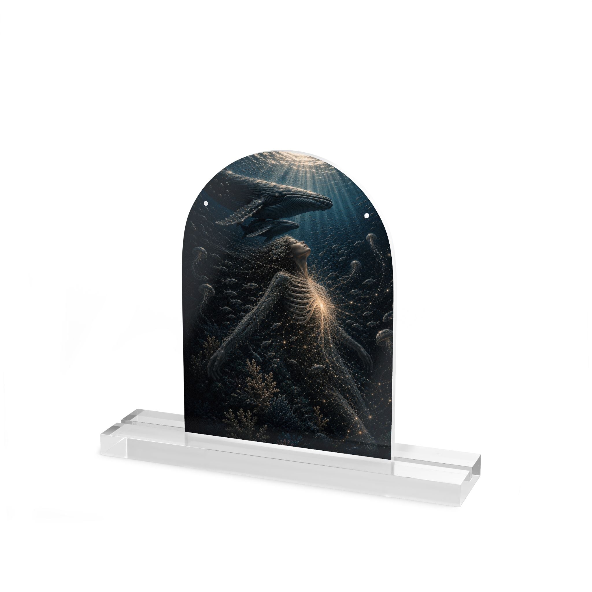 Acrylic Table sign, Dome Shape
