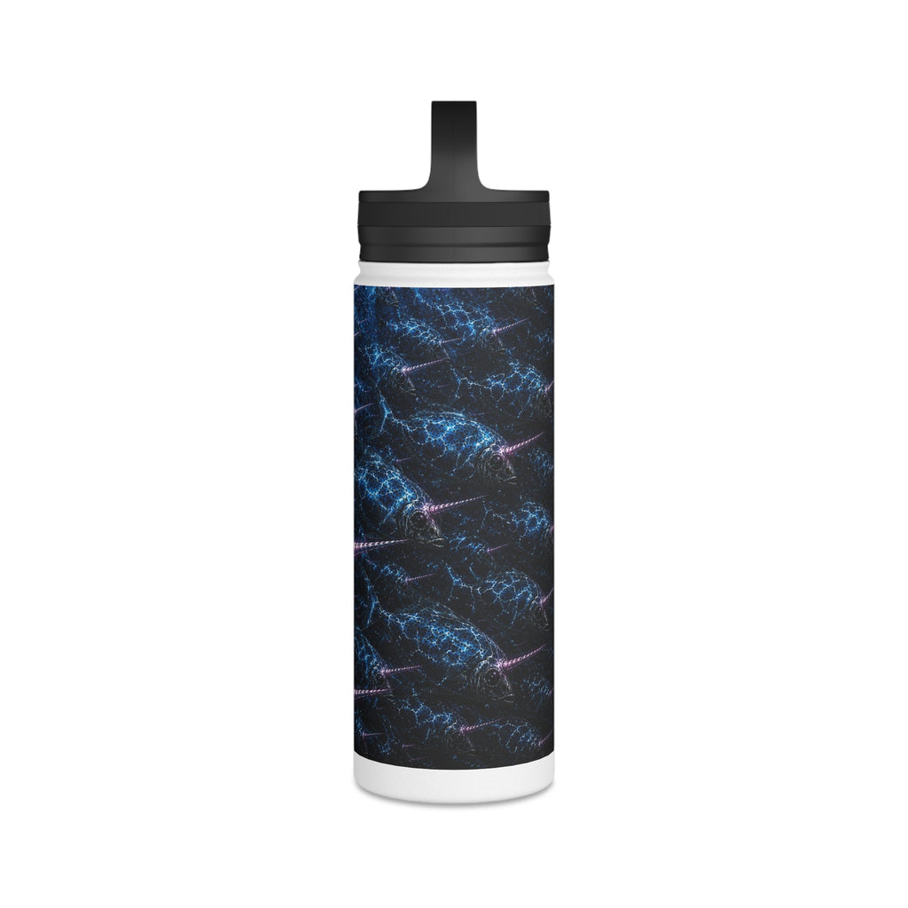 Stainless Steel Water Bottle, Handle Lid