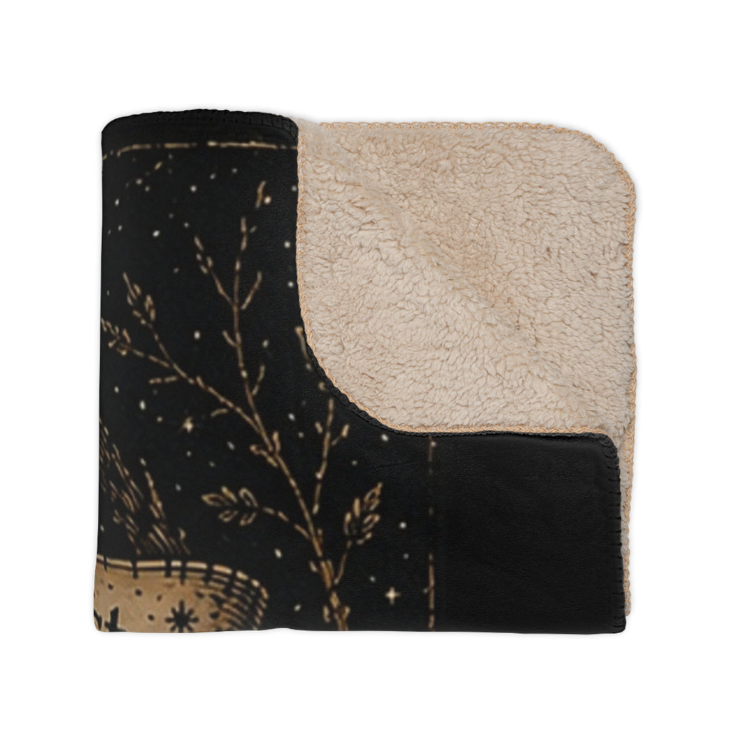 Tan Sherpa Blanket