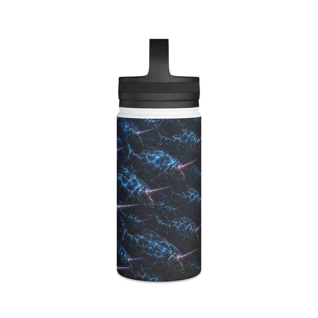 Stainless Steel Water Bottle, Handle Lid