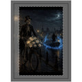Wood Topped Wall Tapestry